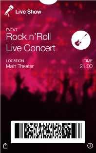 Mobile Event Ticket