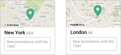 trigger location based notifications