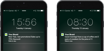 send push notifications